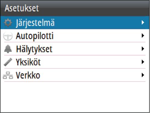 5 Ohjelmiston asetusten määrittäminen A2004 edellyttää ennen käyttöä useiden asetusten määrittämistä, jotta järjestelmä toimisi odotetulla tavalla.