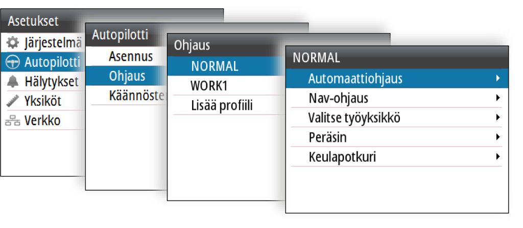 varmistamiseksi on suositeltavaa säätää ohjausparametreja manuaalisesti automaattisen virityksen jälkeen.