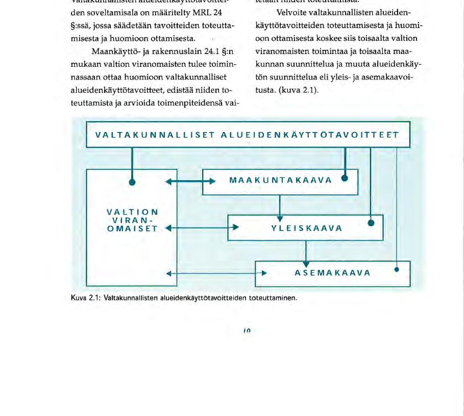 6 1. OSA I - KAAVARATKAISUN KUVAUS 1.1. KAAVAN LAATIMISEN LÄHTÖKOHDAT Maankäyttö- ja rakennuslaki (MRL) 5.2.