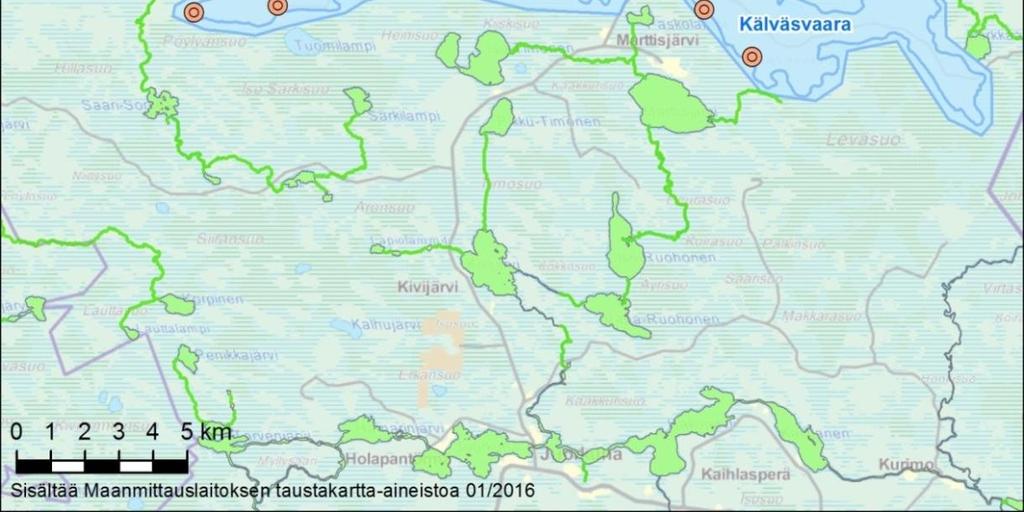 Vaikutusarviointi perustuu v. 2016 laadittuun pohjavesimallinnukseen. Hankkeen vesilain mukainen vedenoton lupahakemus on tarkoitus jättää Pohjois-Suomen aluehallintovirastoon vuoden 2017 alussa.