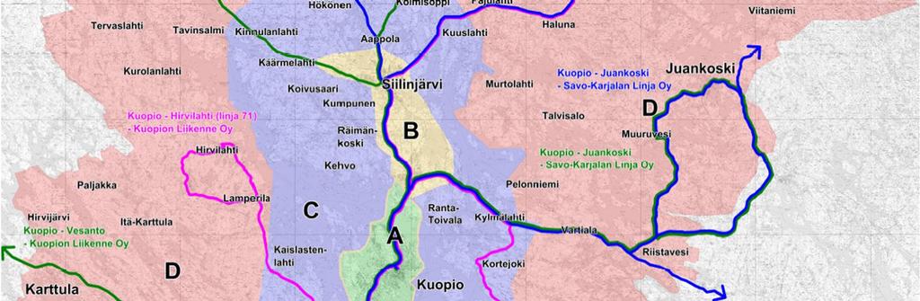 Vuonna 2009 voimaan tulleiden joukkoliikennelain ja EU:n palvelusopimusasetuksen myötä joukkoliikenteen järjestämisen päävastuu on siirtynyt vuonna 2014 toimivaltaiselle viranomaiselle.