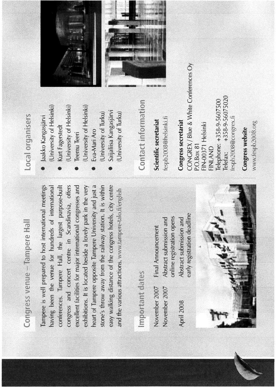 FESPB 2008 First