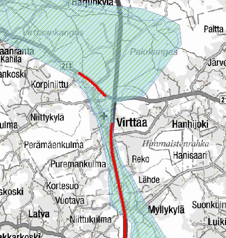 8) POHJAVESIALUEET JA POHJAVESISUOJAUKSET Karttaikkunassa pohjavesialueet on