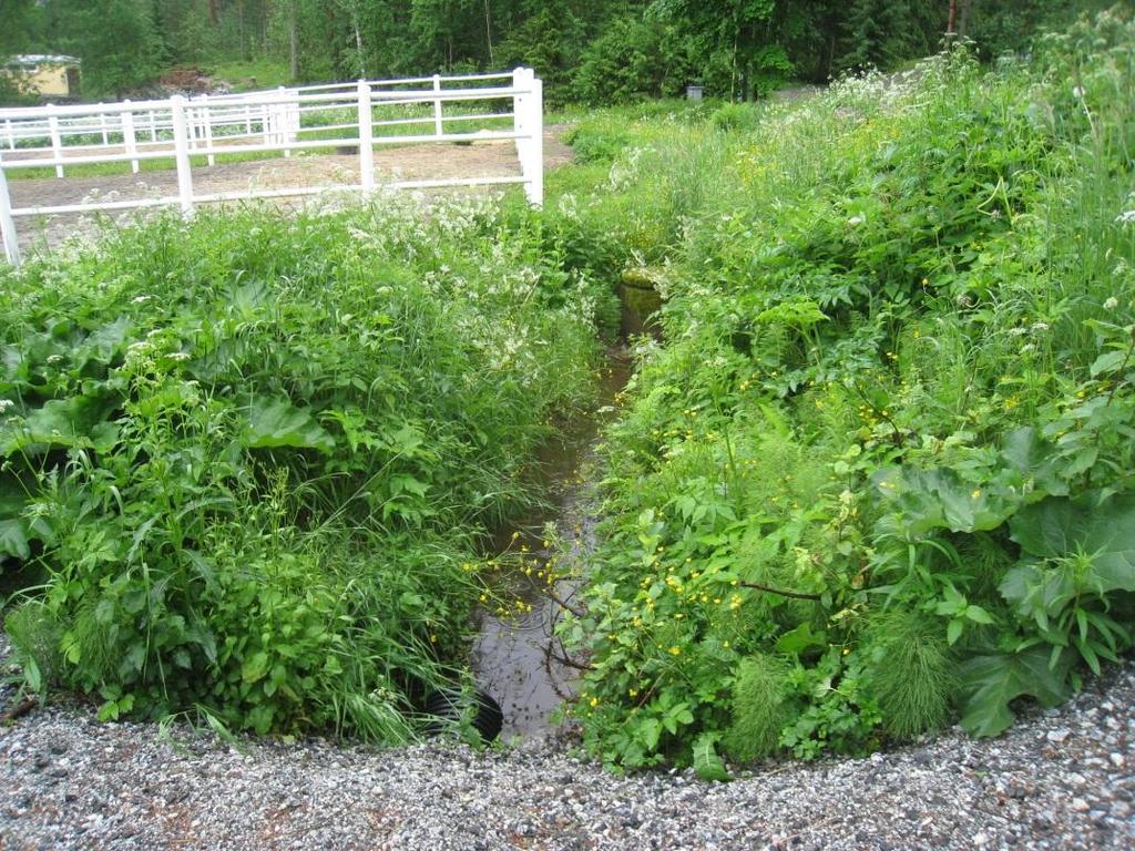 6 2.5 Hulevesiviemäriverkko Suunnittelualueella ei varsinaista rakennettua hulevesiviemäriverkkoa. Hulevedet virtaavat alueella ojissa, rummuissa ja peltosalaojissa.