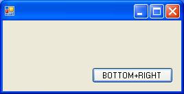 Objektien ankkurointi (Anchor) Button btn = new Button(); btn.
