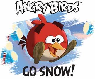 ANGRY BIRDS GO SNOW -TAPAHTUMAT Lapsille ja lapsiperheille suunnattu Angry Birds Go Snow -tapahtumakiertue toteutettiin tammi-maaliskuun aikana opetus- ja kulttuuriministeriön hanketuella.