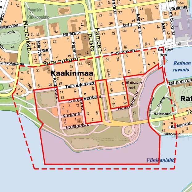 TAMPEREEN KAUPUNKI 4.9.2015 NALKALA (III), KAAKINMAA (VI), RATINA (XIII), ETELÄPUISTO JA LÄHIYMPÄRISTÖ Asemakaava nro 8581 Diaarinumero: TRE: 714/10.02.