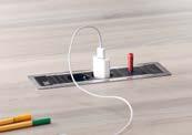 182 Työympäristöt Lisätarvikkeet ja sisustaminen 183 Power Frame -moduulipistorasia Saatavana 2 suko + RJ 2 UK power socket + RJ 2 suko + HDMI 2 UK