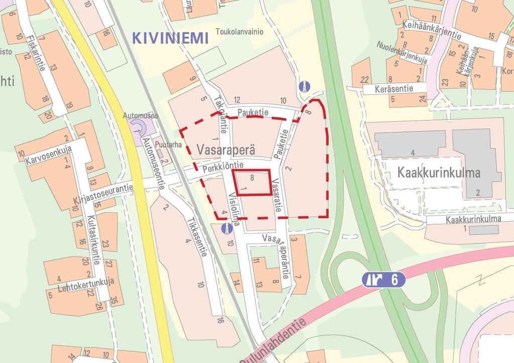 1/6 Sivu 2 Vasaratie 2 Osallistumis- ja arviointisuunnitelma Kiviniemen kaupunginosan korttelin 41 tonttia nro 1 koskeva asemakaavan muutos (Vasaratie 2) Kaavatunnus 564-2328 Diaarinumero 2328/2017