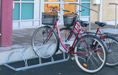 Ratkaisu soveltuu esimerkiksi koulujen pihoille ja paikalla rakennettuihin pyöräkatoksiin.