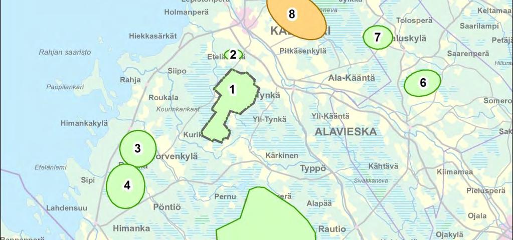 4 Laaditut selvitykset ja suunnitelmat 4.4.1 Pohjois-Pohjanmaan ja Keski-Pohjanmaan manneralueen