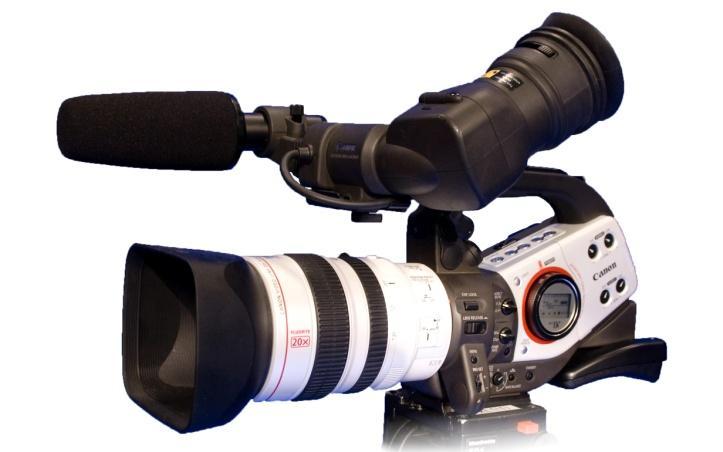 37 KUVA 18. Canon xl2 ja xm2 DVD:n luvun 4 kerronnallinen teos kuvauksissa yhdessä otoksessa käytettiin Canonin xm2 mallin kameraa (kuva 18).