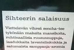 Jäsentiedote 6/2016 9 Jyväskylän jaoston omat Sihteeri-tuotteet myynnissä! Sihteerin salaisuus -tee Sihteeritee on tehty yhteistyössä Teeleidin kanssa.
