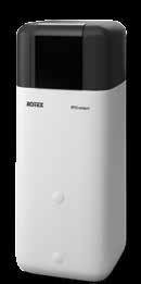 ROTEX Compact Class: Kompakti lämmöntuottolaitteen ja aurinkolämpövaraajan yhdistelmä Lämmityksen unelmamittasuhteet: Lämmitys ja kuuma vesi vain 0,36 neliömetrissä.