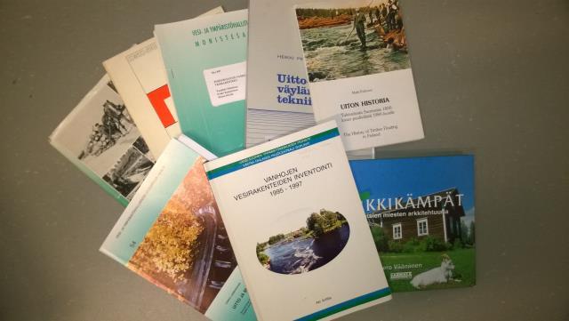 Käytettävissä oleva tieto: virtavedet kulttuuriympäristöinä Vesi- ja ympäristöhallituksen inventoinnit 1980-1990-luvuilla Vanhojen vesirakenteiden suojelu ja hoito hanke (valtakunnallinen). Mm.