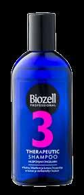 THERAPEUTIC Biozell Professional THERAPEUTIC -tuotesarja hoitaa hiuksia ja hiuspohjan häiriöitä.