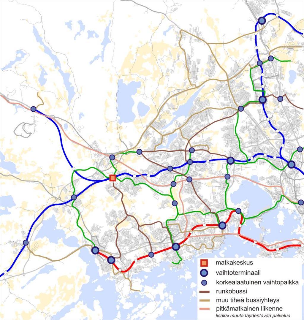 1. TAUSTA JA TAVOITTEET Espoon liikenneverkkovisio Espoon liikenneverkkovisio on valmistunut kesällä 2014.