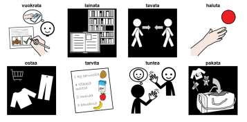MINKÄ / KENET (minut, sinut, hänet, meidät, teidät, heidät, Sannan, Tiinan, ystävän ) haluta lainata laittaa löytää nähdä ostaa ottaa pakata tarvita tavata tuntea vuokrata Mä haluan uuden pyörän.