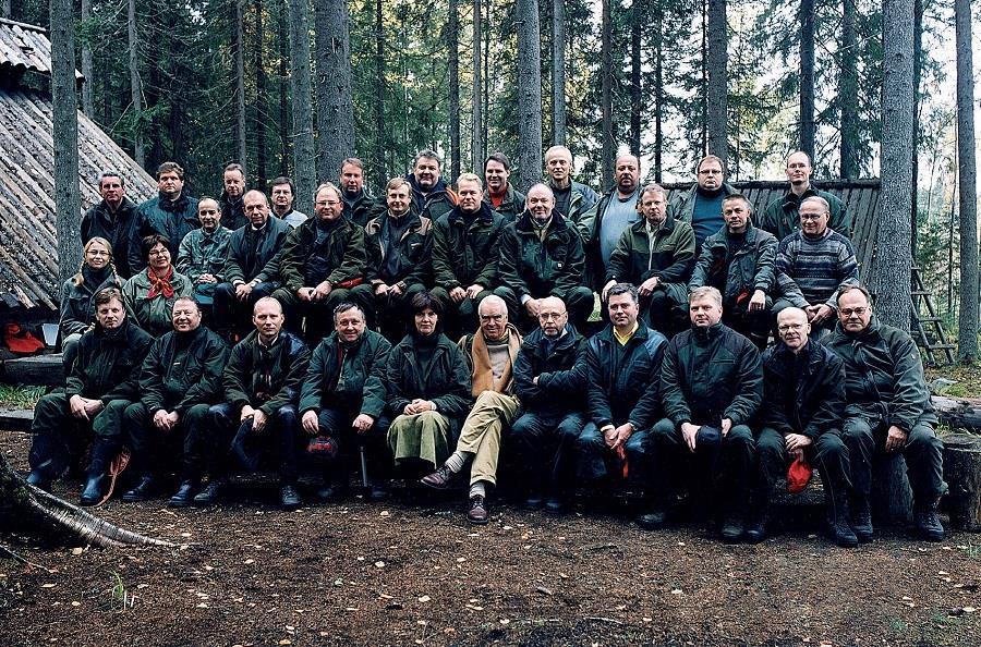 Kauppayhdistyksen suomalais-virolainen yhteismetsästys järjestettiin vuonna 2003