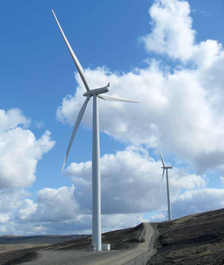 10 Lisää Referenssejä Referenssikohteemme Etelä-Lanarkshiressa (Iso-Britanniassa) Clyden tuulivoimapuisto