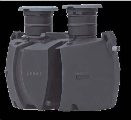 Puhdistamon varmatoimisuus perustuu tutkittuun ja turvalliseen Uponor-puhdistustekniikkaan: yhden puhaltimen avulla tapahtuvaan jäteveden pumppaukseen sekä vakioituihin prosessiolosuhteisiin.