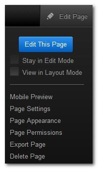 Moduulin muokkaaminen Moduulin sisältöä pääset muokkaamaan napauttamalla Edit Content, jos kyseessä on Text/HTLM-moduuli, avautuu editori