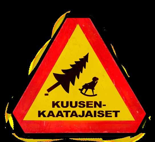 Kuusenkaatajaiset Pääsiäispyhänä Anja sahauttaa vanhan kuusen arvaamattomin seurauksin.