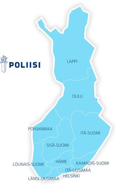 Paikallispoliisin tietotekniikkarikostutkinta Aluevastuu 11 poliisilaitosta = 11 tietotekniikkarikosyksikköä