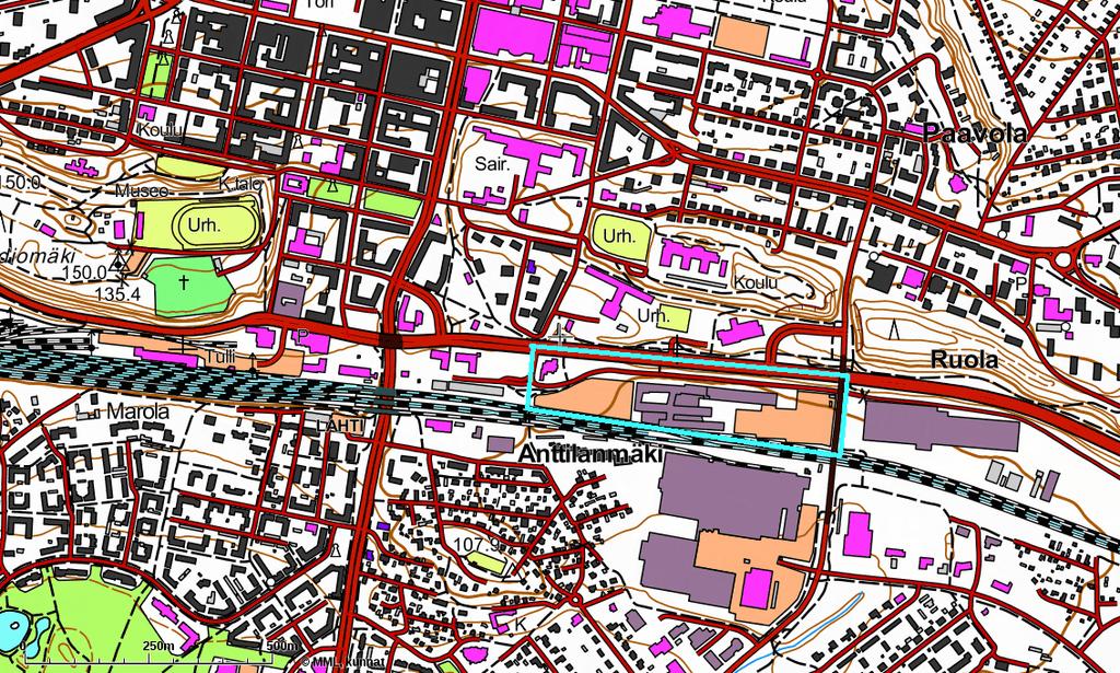 Tie ja raideliikennemeluselvitys 1 YLESTÄ Tässä selvityksessä tarkastellaan tie ja raideliikenteen aiheuttamaa melutasoa ja sen vaikutuksia kaavamuutoskohteessa.