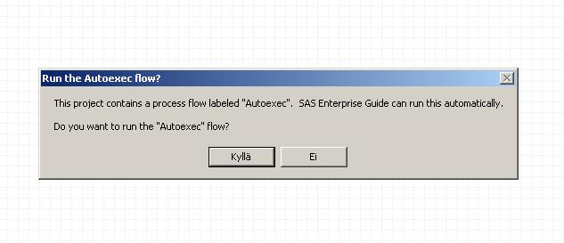 46 3. Käyttäjä valitsee Kyllä. 4. Sovellus ajaa Autoexec-tiedoston, jonka jälkeen kirjastoviittaukset on määritelty ja käyttäjä voi aloittaa simuloinnin. Perustoiminnot 1.
