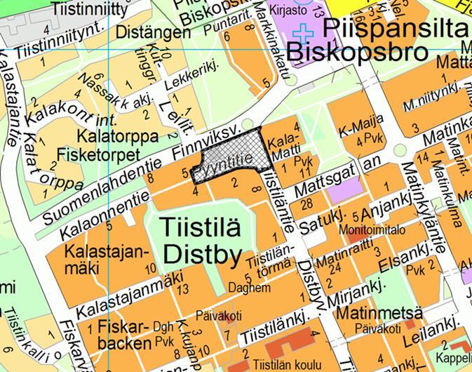 Kaupunginhallitus 10.08.2015 Sivu 2 / 2 aivan Matinkylän metroaseman tuntumaan.
