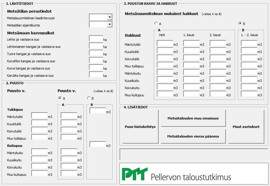 11 Kuvio 6. Laskuriin tarvitset tietoja metsäsuunnitelmasta (Hietala). 4.4 WoodChainManager WoodChainManager on verkkoportaali, ja sen kehittäjä on slovenialainen Forestry Institute.
