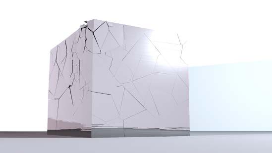 4.3 Simulaatio 4.3.1 Objektien rikkominen Elementtien hajottamiseen käytin Fracture Voronoi- skriptiä sekä Rayfireplug-inin Voronoi osaa.