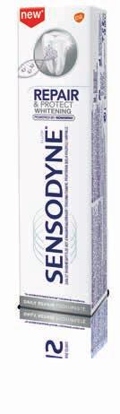 Tämä ainutlaatuinen NovaMin -teknologia on patentoitu Sensodyne Repair & Protect -hammastahnoille.