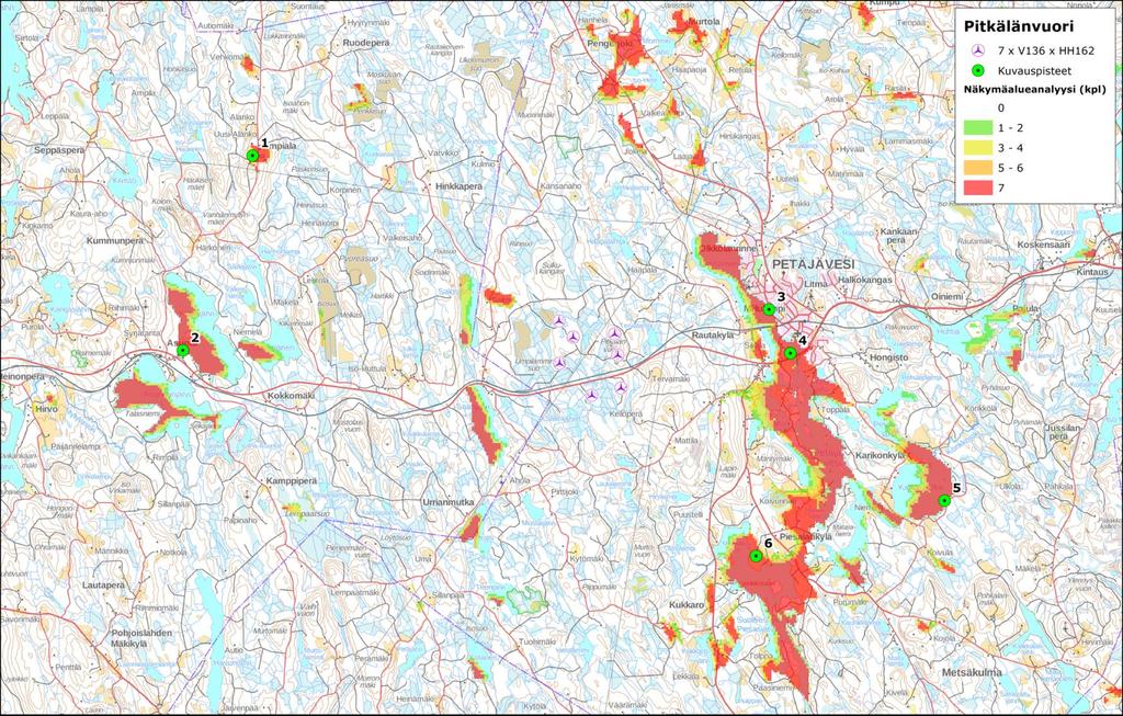 50 (83) ta-alan alueelta. Nosturipuomin kokoamista varten on puustoa raivattava lisäksi noin 150 x 5 metrin suuruiselta alueelta.