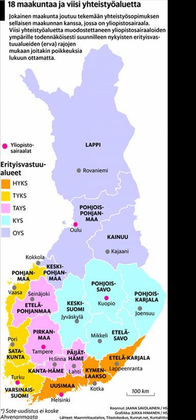 TYKS 13)Varsinais-Suomi: maakunnallinen poliittinen ohjausryhmä johtaa sekä sote- että maakuntauudistusta. Järjestöt mukana valmistelun järjestöryhmässä, jota kuullaan valmistelun eri vaiheissa.