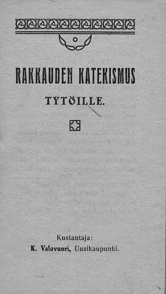 limileß KATEKISMUS TYTÖILLE.