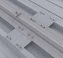 RoofSafe Rail -kiskojärjestelmän kiinnitykset riippuvat katon rakenteesta ja käyttäjän vaatimuksista. Esimerkiksi profiilipeltikaton kiinnitykset eroavat saumapeltikaton kiinnityksistä.