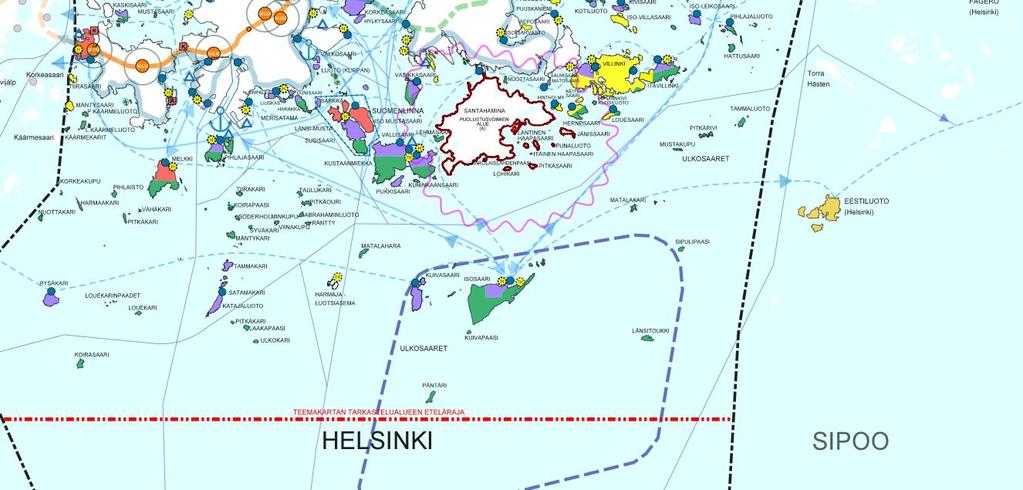 HELSINGIN UUSI YLEISKAAVA 2050 Meri-Helsinki-teemakartta ja raportti Meri- Helsinki yleiskaavassa, rannikko, saaristo, meri ja satamatoiminnot Helsingin merellisen roolin vahvistaminen.