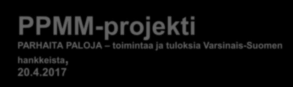 PPMM-projekti