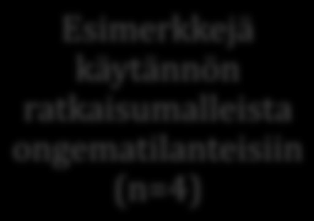 Myös Turun yliopistollisessa keskussairaalassa yli puolet osastoista käytti hiljaista raportointia (Laukkanen, Lehti, Hassinen & Hupli 2012, 11), kun taas Hoffrénin ym.