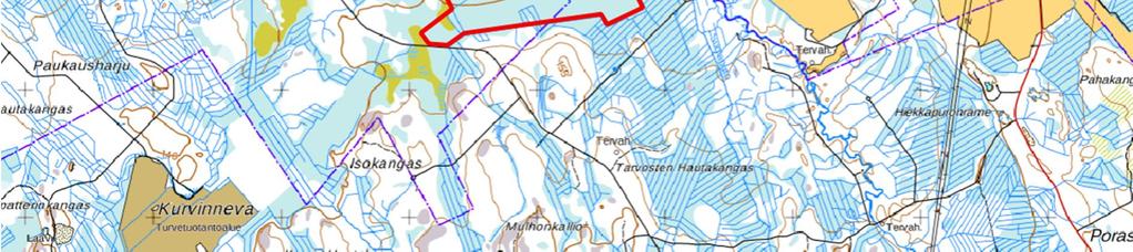 Myös auma-alueilla oleva turve tuotetaan ja tarvittaessa turvevarastojen paikkoja vaihdellaan. Sijoittelussa on huomioitu 400 m:n vähimmäisetäisyys asutukseen.