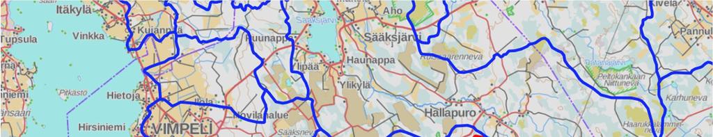 6. Ympäristön nykytila ja arvioidut ympäristövaikutukset 6.1 VESISTÖVAIKUTUKSET Purkuvesistö Rahkanevan hankealue sijaitsee Etelä-Pohjanmalla pääosin Vimpelin kunnan alueella.
