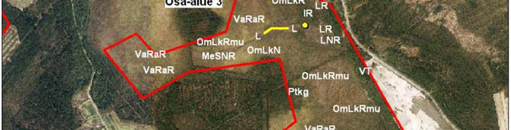 ) Lyhenteet (Pöyry Finland Oy 2012 a): IR = isovarpuräme KR = keidasräme KRmu = keidasrämemuuttuma L = letto LNR = lettonevaräme LR =