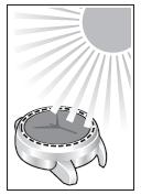 Kellon lataaminen 8 Kellossa on aurinkopaneeli kellotaulun alla ja virta tallennetaan akkuun. Akku latautuu kaikenlaisella valolla, kuten auringonvalolla tai loisteputkivalolla.
