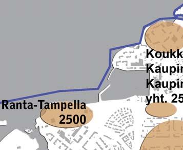 Kaupunkiseudun rakennesuunnitelmassa on esite y, e ä Tampereen keskustaan rakennetaan vuoteen 2030 mennessä uusia asuntoja 10 000 asukkaalle.