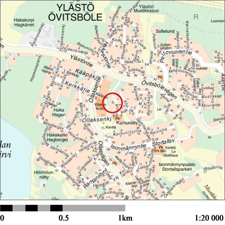 1 PERUS- JA TUNNISTETIEDOT Asemakaavan muutos sekä tonttijako ja tonttijaon muutos Vantaan kaupungin 40. kaupunginosa Ylästö, osa korttelia 40055 ja osa puistoaluetta VP.