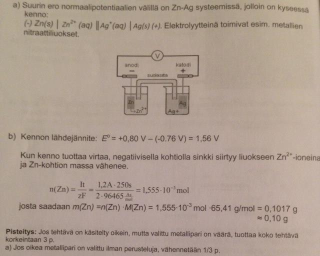 b) Miten erottaisit seoksesta raudan, ruokasuolan ja jodin? Kyseisen bensiinin kiehumispiste on noin 100 C. a) Alhaalta ylös: pohjalla rautajauhe suurimman tiheytensä vuoksi.