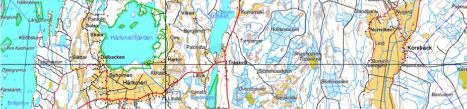 Muutonseurannassa käytetty havainnointipaikka (punainen piste) Paulakankaan eteläosassa sekä kirjaamisessa