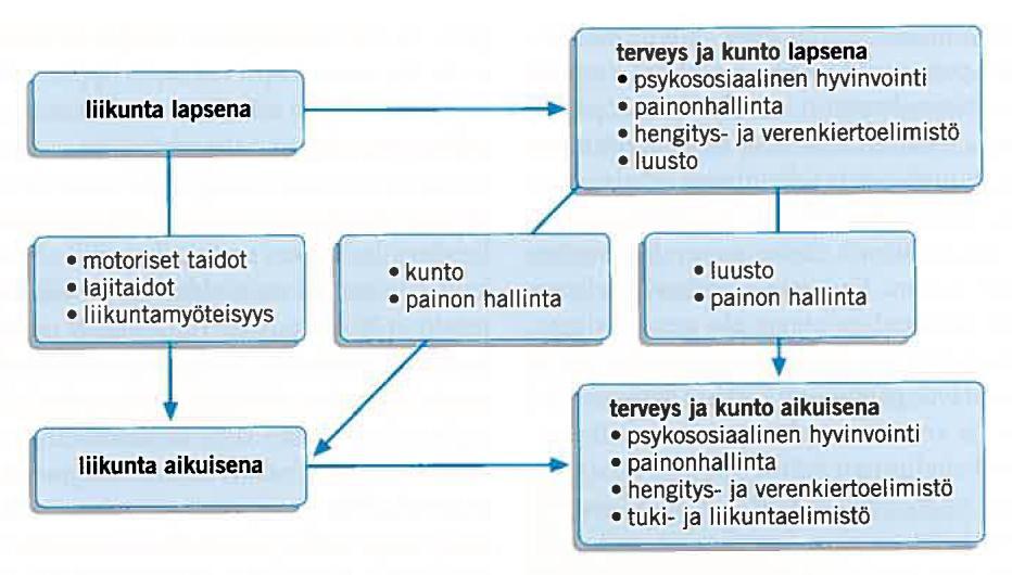 Fogelholmin (2011, 83) mukaan sydän- ja verisuonisairauksien riskitekijät liittyvät lapsen tai nuoren liikkumattomuuteen, vääriin ruokatottumuksiin sekä lihavuuteen.